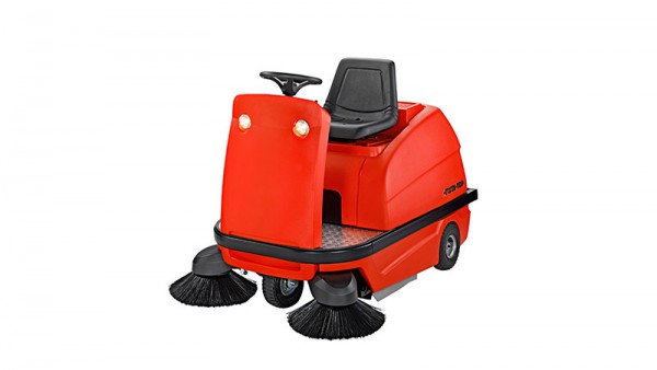 TT 1110 inkl. Batterien, Ladegerät & 2 Seitenbesen